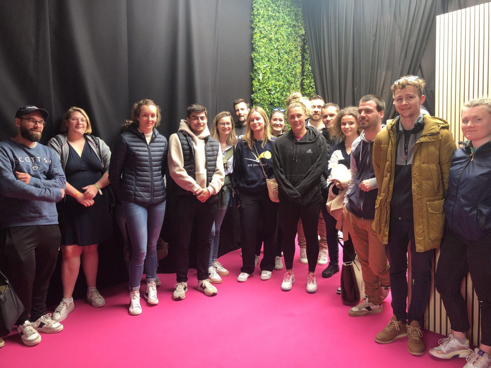 Les étudiants « Campus 2023 » de Sport Bretagne en visite à l’Open 35 de Saint-Malo !