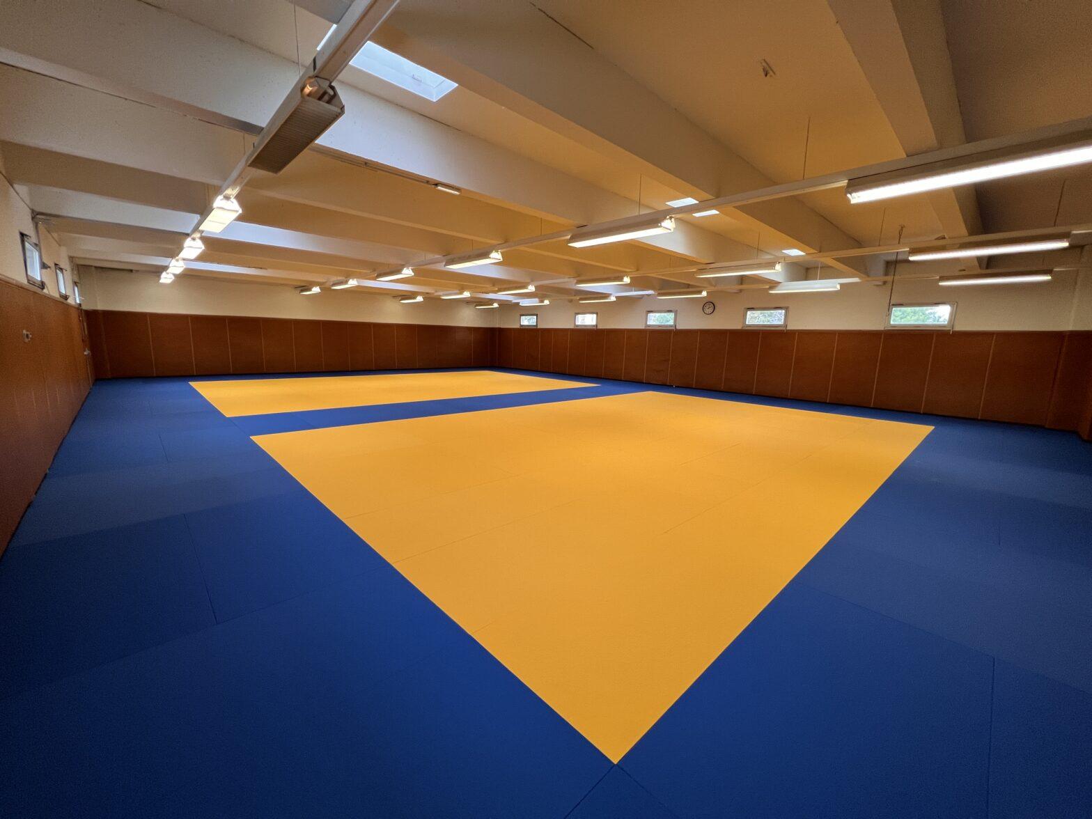 Une nouvelle surface de tatamis pour le dojo de Sport Bretagne