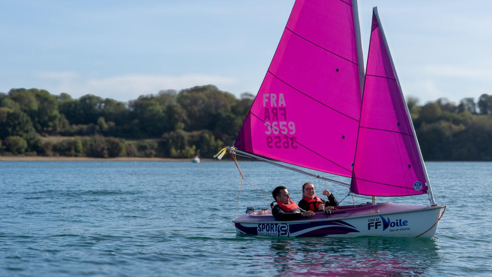 Découvrez la voile en Hansa avec Sport Bretagne et le CDV35 !