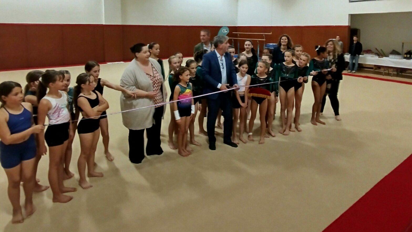 Un nouveau praticable de gymnastique inauguré à Sport Bretagne